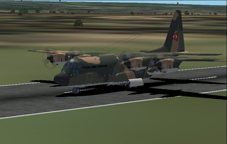 Lockheed C-130H Hercules Fuerza Aerea Venezolana For Fs2004 Military Transport And Transpo