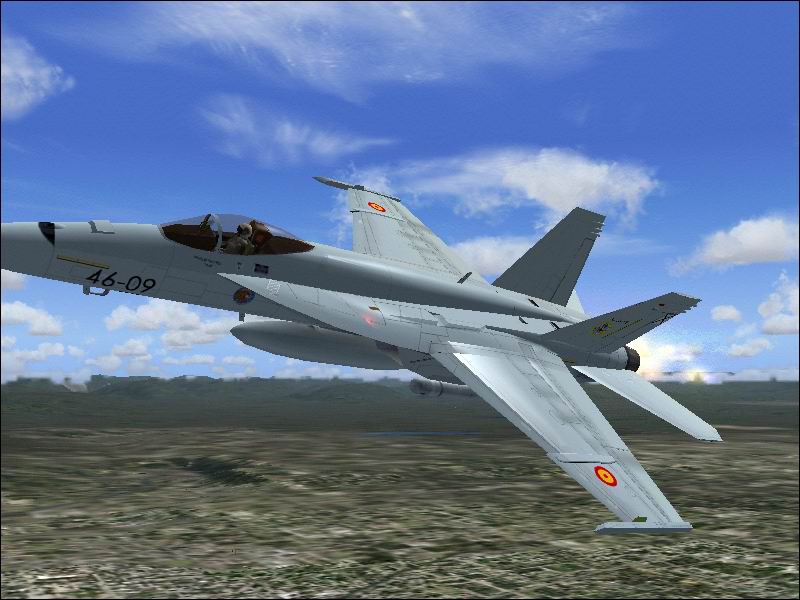 Fs2004 Spanish Ef-18 Super Hornet Fictional Spanish Air Force Textures Of Air Wings 12, 15
