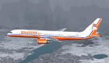 Fs2002/Fs2004 Boeing 757-200 N750Wl Hooters Air Textures Exclusively For The Posky 757-200