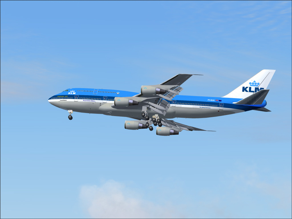 Project Opensky Boeing 747-300 Combi For Fs2004 Exclusively Klm-Royal Dutch Airlines Airpl