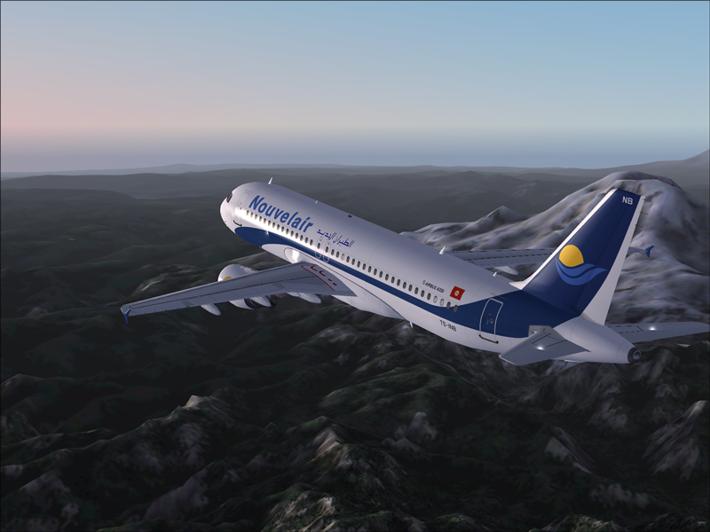Fs2004 Nouvelair Airbus A320-214
