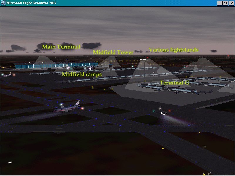 Kiad Redone Washington Dulles Airport For Fs2002 This Is Scenery That Includes New Termina