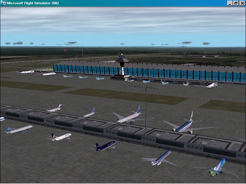 Kiad Redone Washington Dulles Airport For Fs2002 This Is Scenery That Includes New Termina