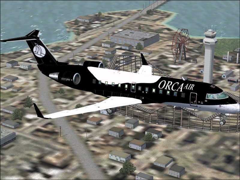 This Is A Fictional Livery Repainted On The Posky Crj-200 Paint Kit Install As You Would A
