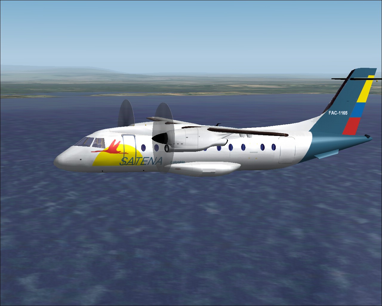 Fs2004 Dornier 328-110 Satena Colombia