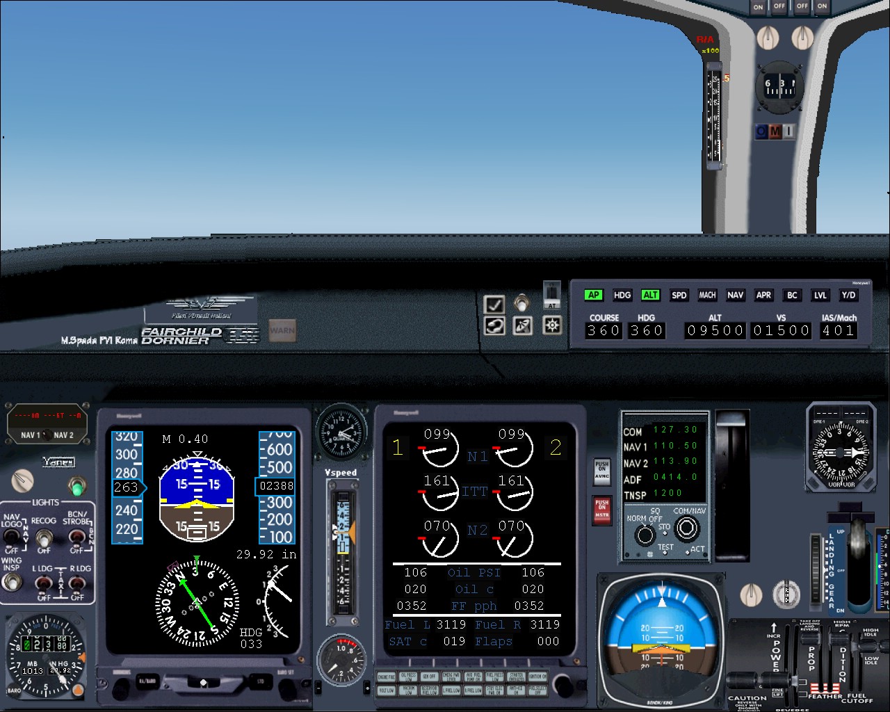 Fs2004 Dornier 328-110 Satena Colombia