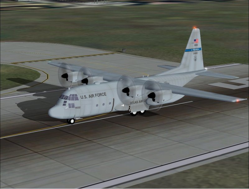 Lockheed C-130H Hercules Of The Texas Air National Guard, Utilizing Mike Stones C-130H Air