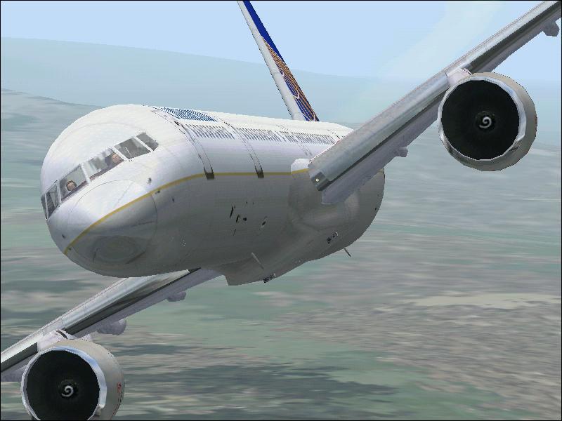 B-757-300 Continental Airlines Liverie, Features:very Detailed Reflect Model And Textures,