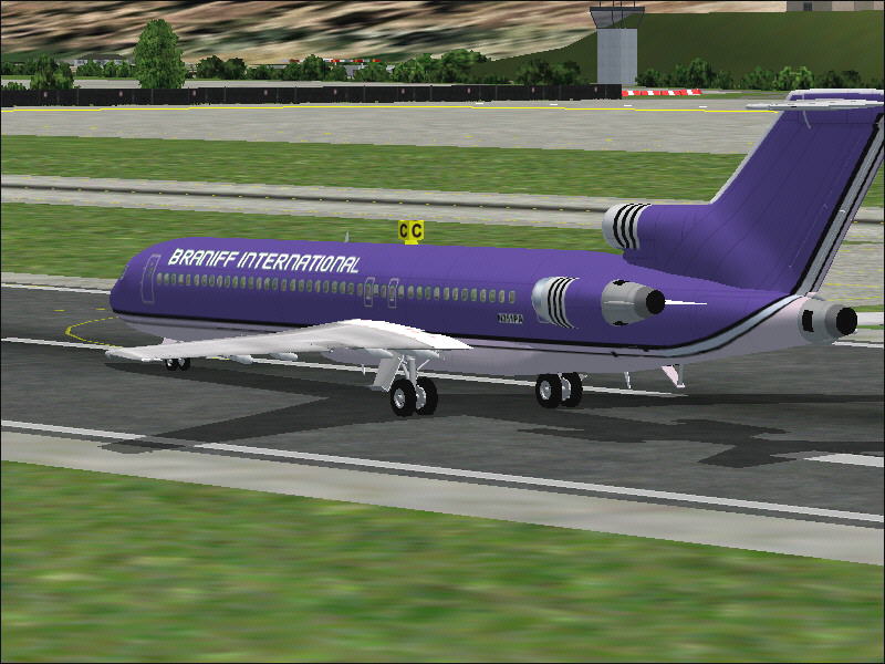 Fs2004 Boeing 727-200 Braniff N351Pa This Plane Is One Of About 70 Boeing 727S Of Various