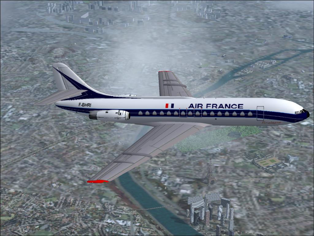 Fs2004 Air France Se210 Caravelle This Is The Complete Bundle For An Air France Caravelle