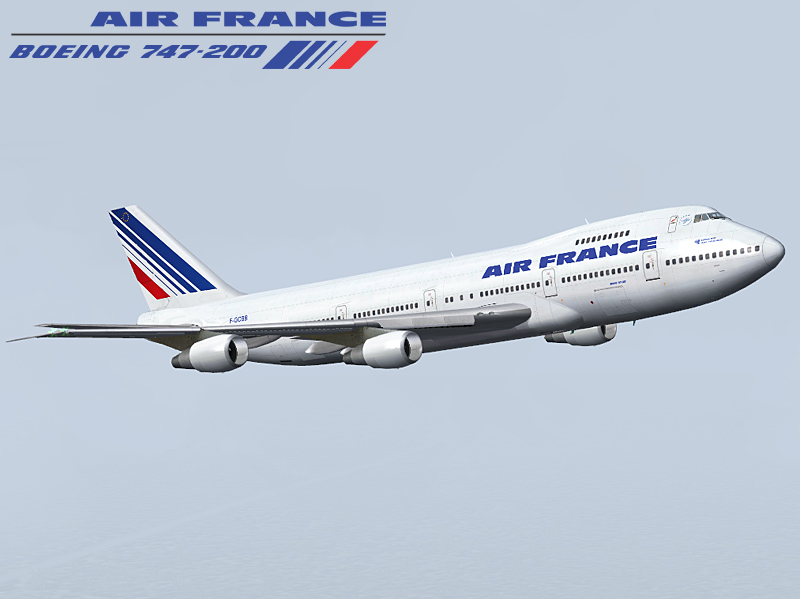 Project Opensky Boeing 747-200 V3 For Fs2004 Exclusively Air France Boeing 747-200 F-Gcbb