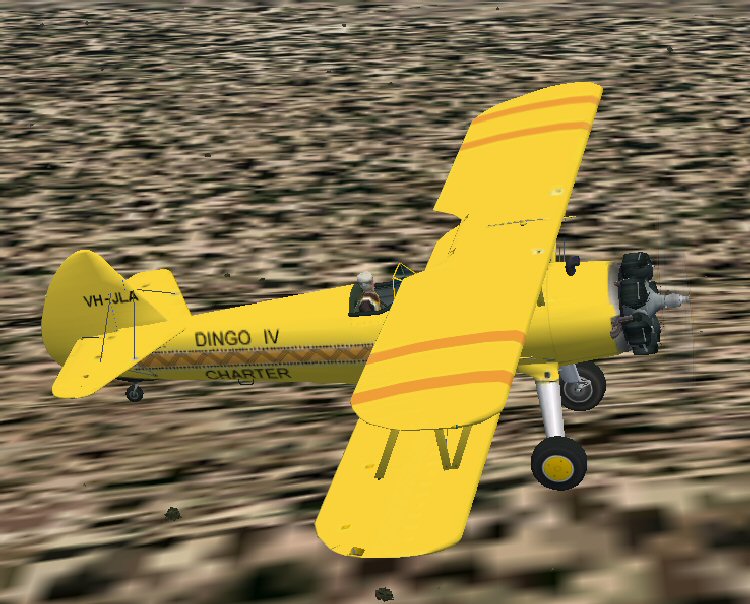 Fs2002 Stearman Dingo Iv This Aircraft Is The Boeing Pt-17 Stearman Dingo Iv Featured In T