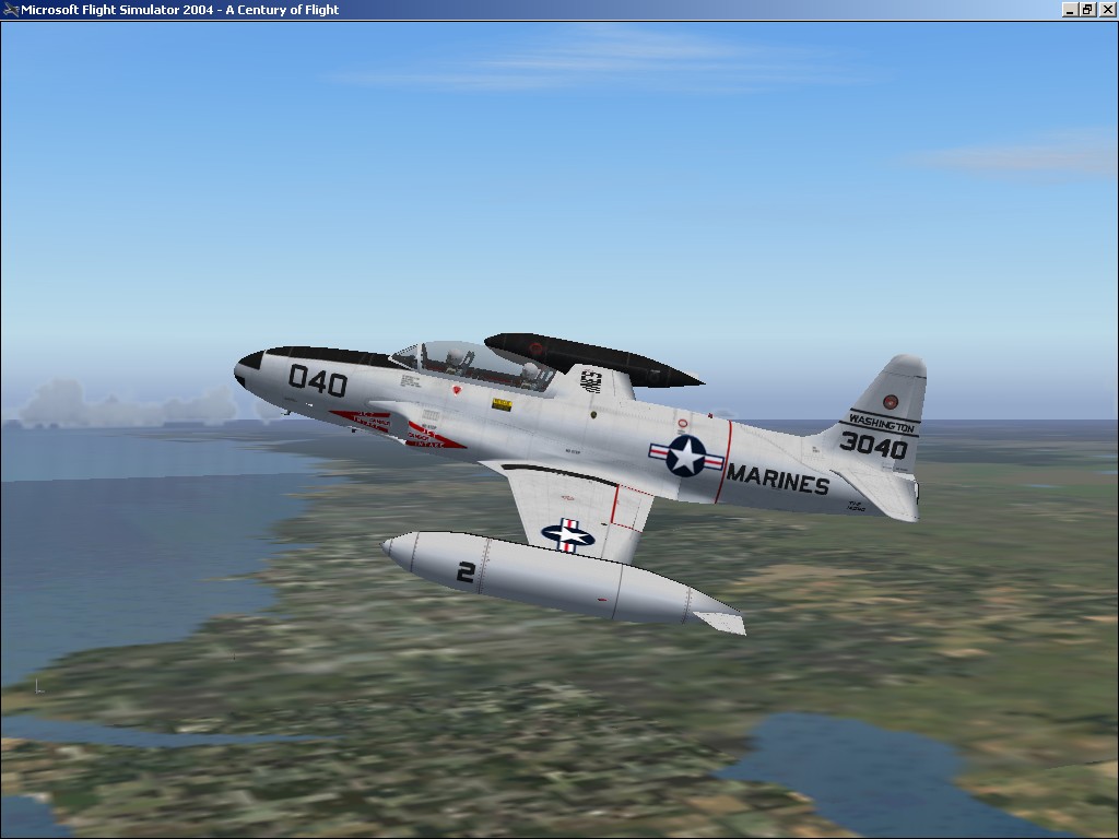 Fs2004 Usmc Tv-2 Its A Little Known Fact That The Usn And Usmc Used The T-33 As A Jet Inst