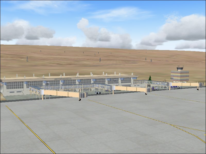 Fs2004 Scenery Cerro Moreno Intl Airport (Scfa) Antofagasta, Chile