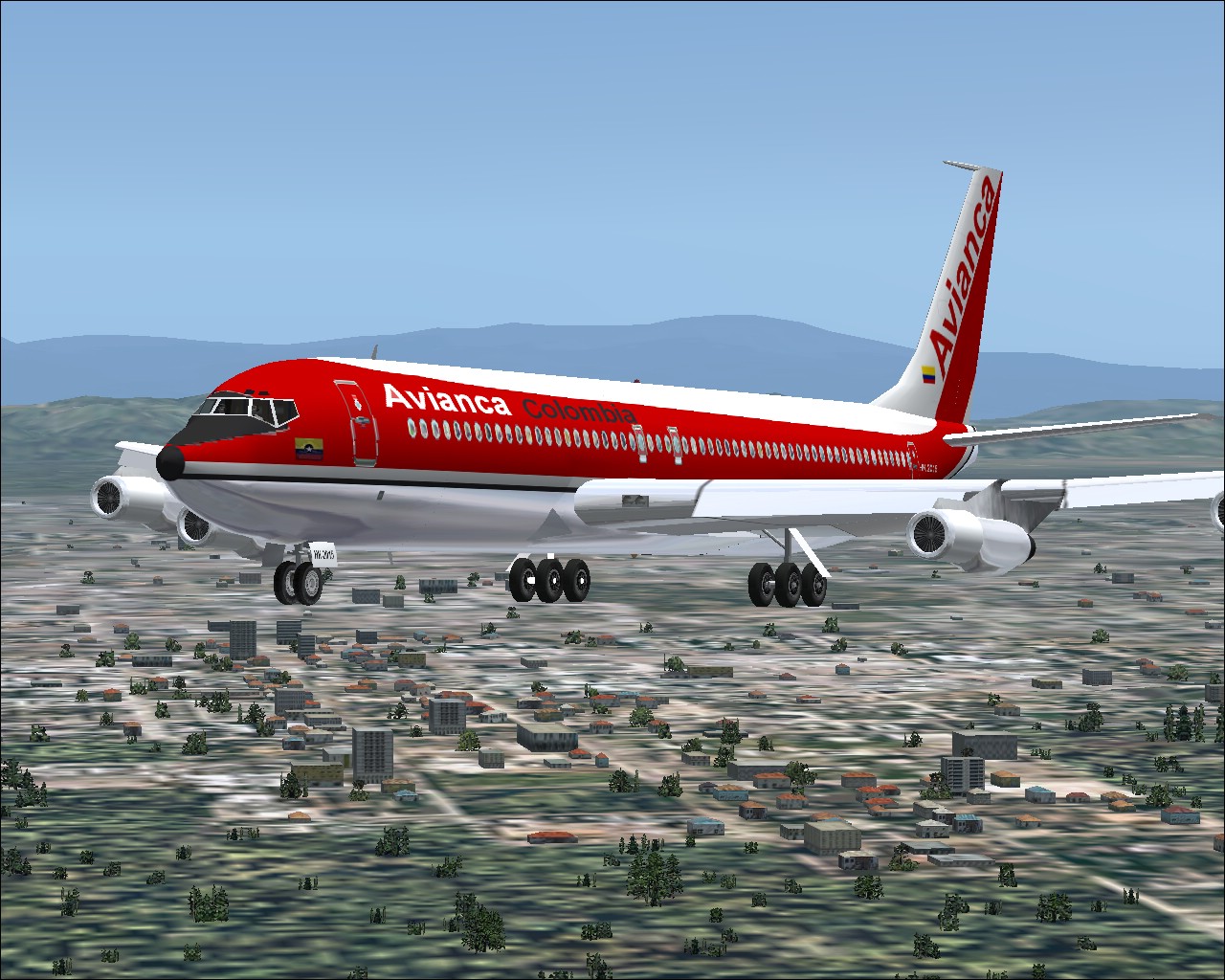 Fs2004 Boeing 707-321B Avianca Colombia