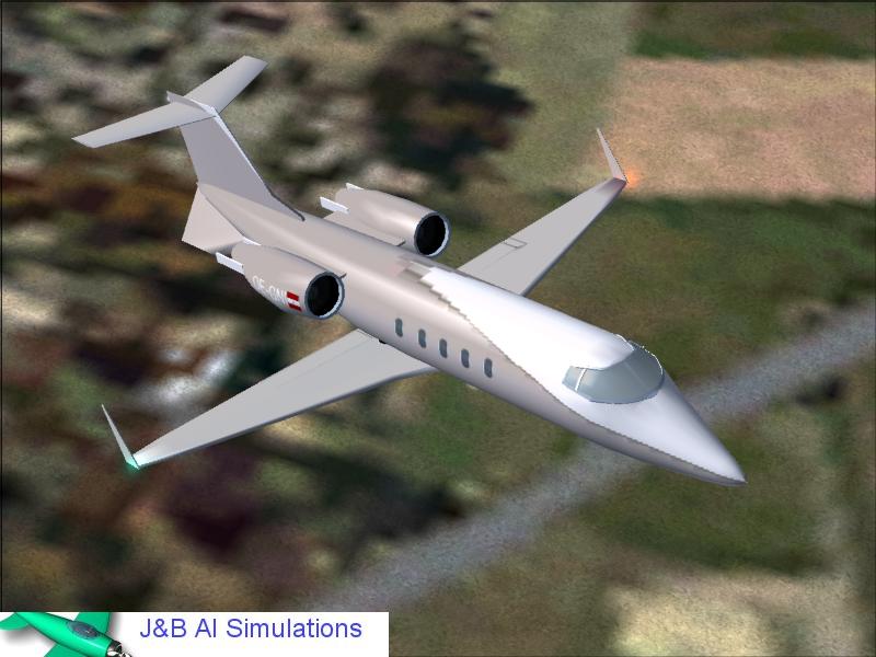 Fs2004 Learjet 60 This Model Has Been Made In Gmax Using The Latest Sdks From Microsoft — 1