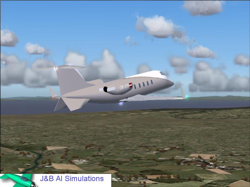 Fs2004 Learjet 60 This Model Has Been Made In Gmax Using The Latest Sdks From Microsoft