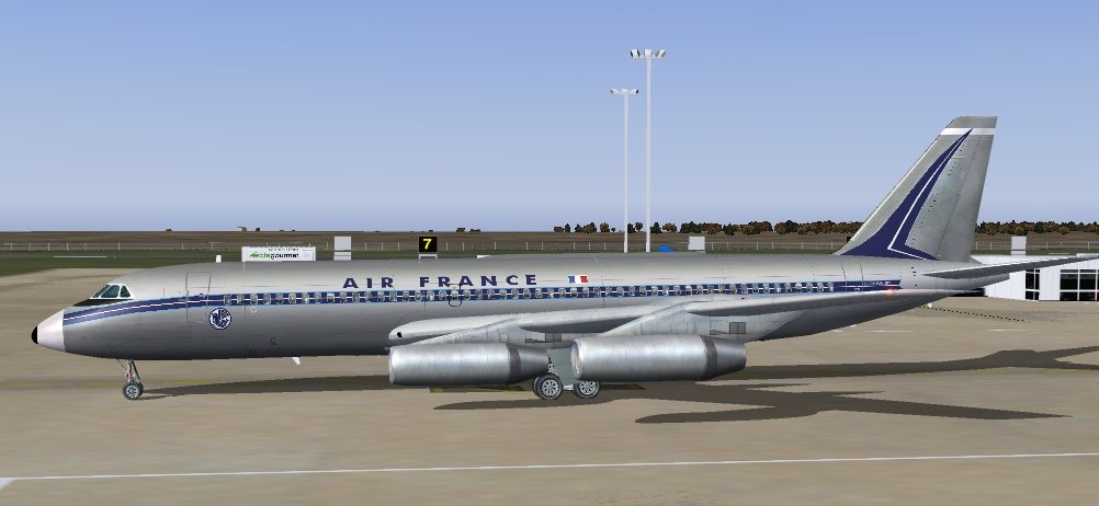 Fs2004 Convair Cv990A Air France (Leased From Modern Air 1967) Original By Erick Cantu