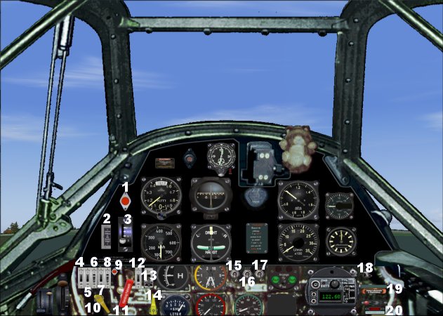 Flight Simulator 2004 Bf 109 E 7 Panel This Panel Has Been Done For The Bf 109 E7 Version