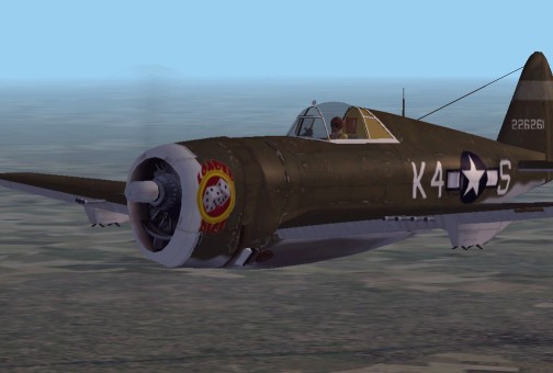 P47 D Loaded Dice Fs2002 / This Is A P47D For Fs2002 Based On The Stock P47 D ,Full Moving
