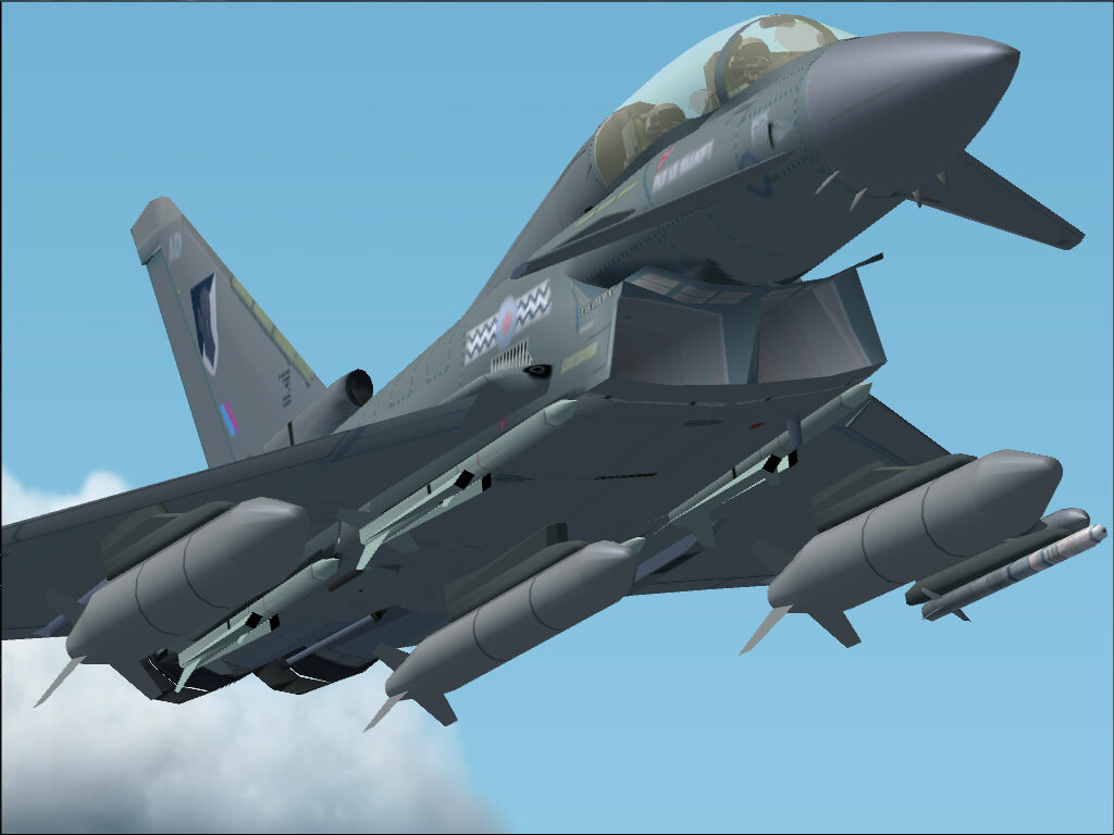 Eurofighter Raf, For Fs2004 And Fs2002