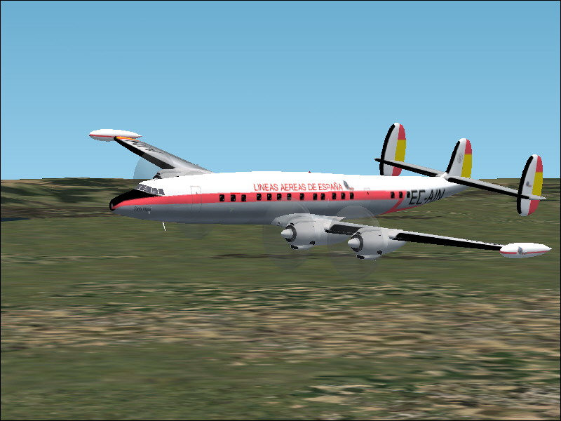 Lockheed 1049G Super Constellation Iberia Ec-Amp Santa Maria Iberia, The Spanish National — 1