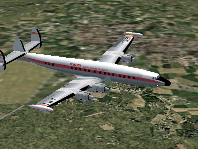 Lockheed 1049G Super Constellation Iberia Ec-Amp Santa Maria Iberia, The Spanish National