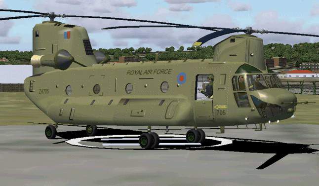 Ch-47 Chinook Boeing Ch-47 Chinook In Raf And Un Textures