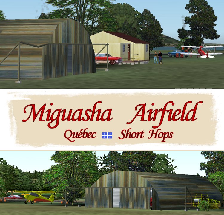 Qsh9_41 Miguasha Airfield, Gaspé Peninsula, Québec, Cllm Québec Short Hops For Fs2004 It S
