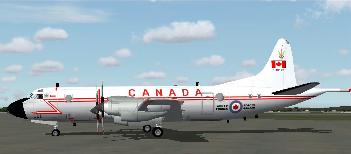 Fs2004 Ai Lockheed Cp-140 Aurora Caf #140121 & 140122