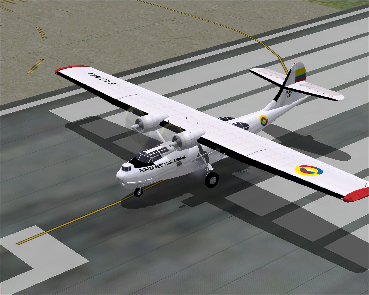 Fs2004 Consolidated Pby Catalina Colombian Air Force
