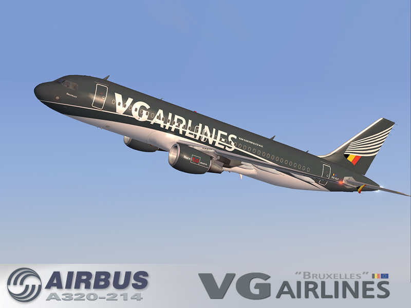 Fs2004 Vg Airlines Airbus A320-214 Ifdg