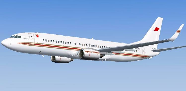 Fs2004 Royal Bahrain Flight Bbj2 Fs2004 Boeing Business Jet 2, In Royal Bahrain Flight Liv
