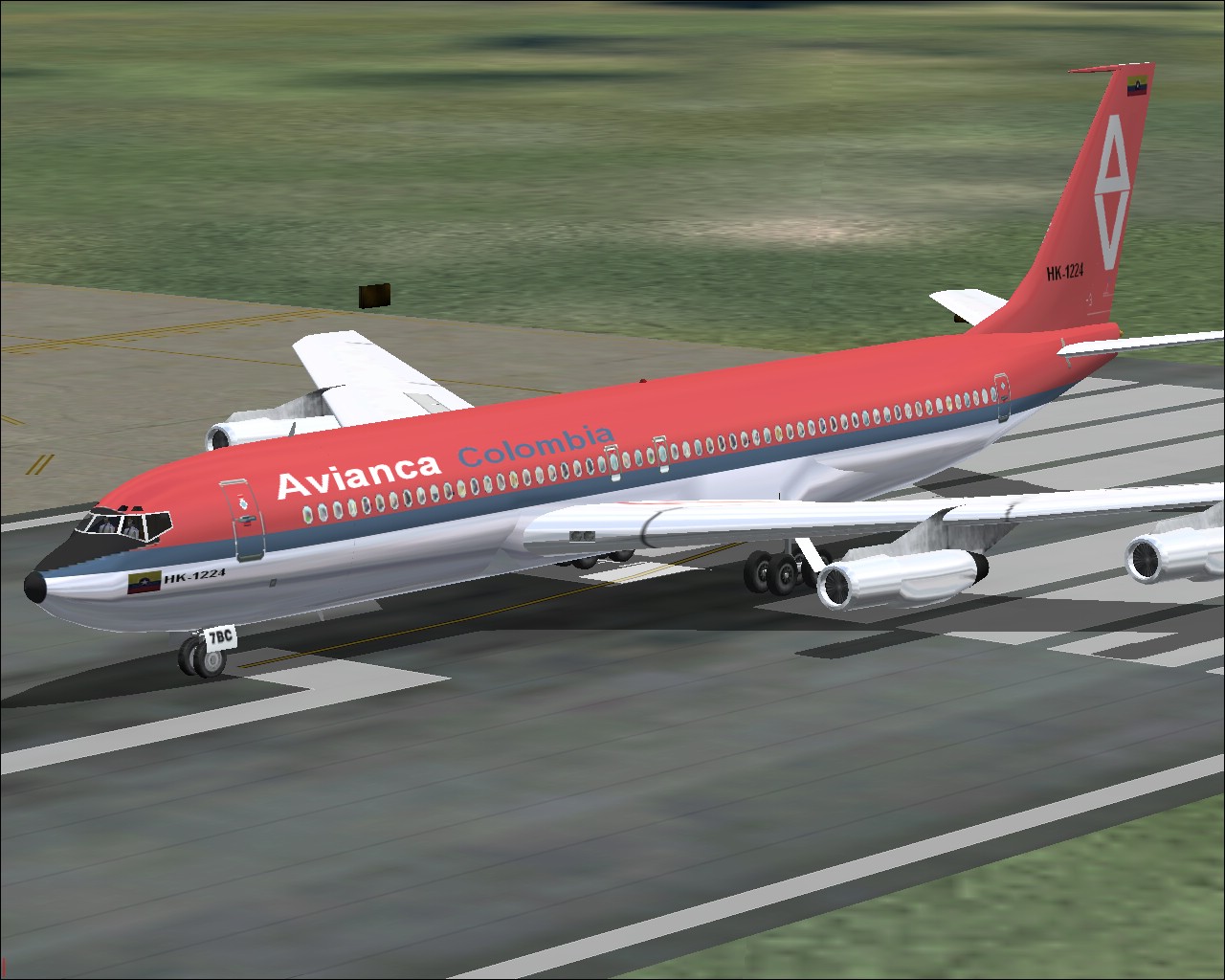 Fs2004 Boeing 707-320 Avianca Colombia