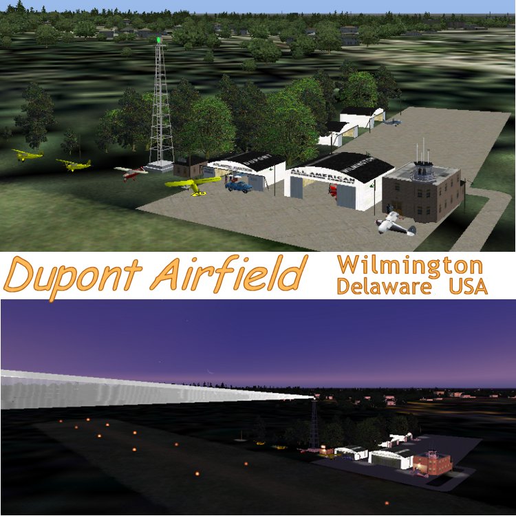Kllz === Dupont Airfield, Willington, Delaware, U.s.a