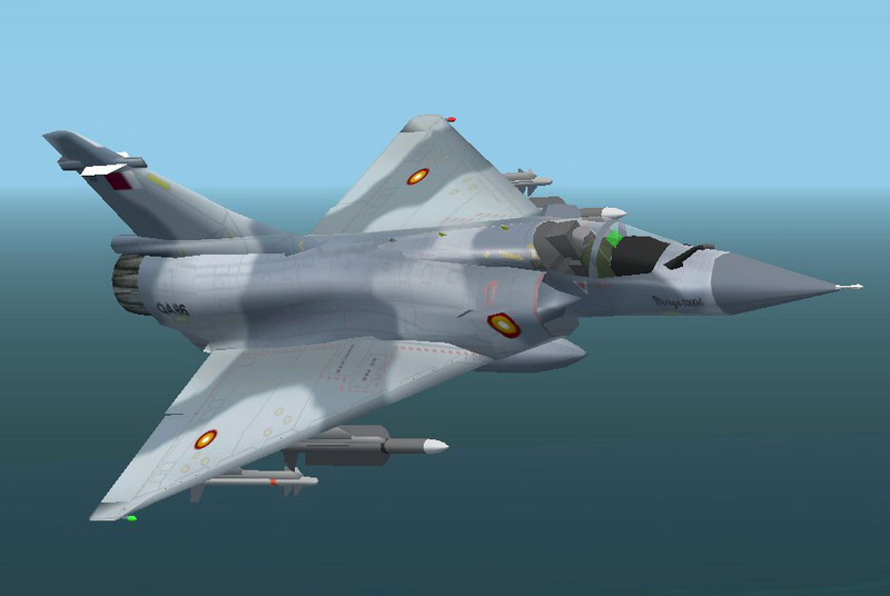 Fs2002 Qatar Air Force Mirage 2000-5 Fs2002 Qatar Air Force Dassault Aviation Mirage 2000-