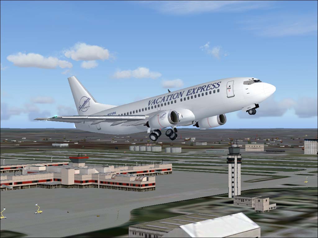 Vacation Express Ffx 737-300 - White Livery Original Model By Eric Cantu Vacation Express