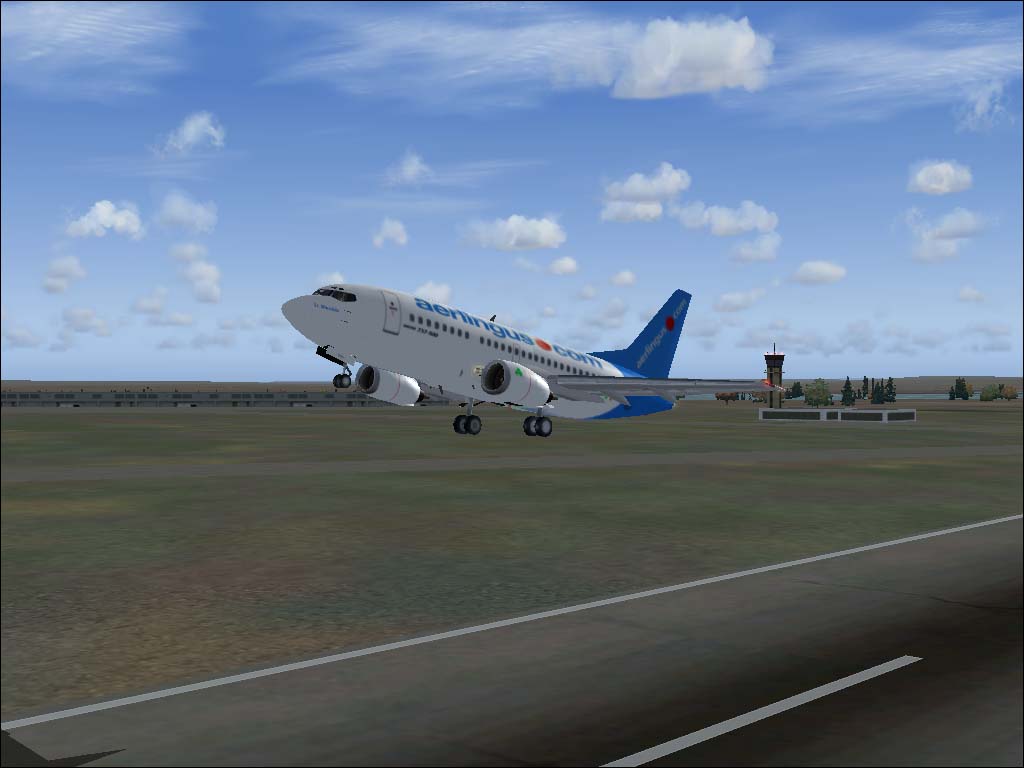 Aer Lingus Ffx 737-300 - White Livery Original Model By Eric Cantu Air Lingus Advertises T