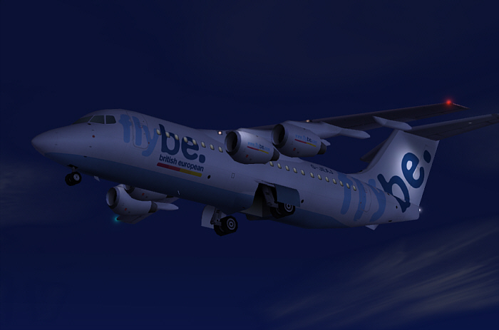 Bae 146-200/Avro Rj85 Ai For Flight Simulator 2004/Flightsim Fs2004/Fs9 3D Model And Textu