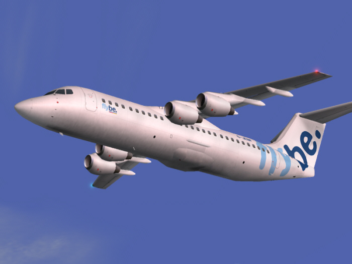 Bae 146-200/Avro Rj85 Ai For Flight Simulator 2004/Flightsim Fs2004/Fs9 3D Model And Textu
