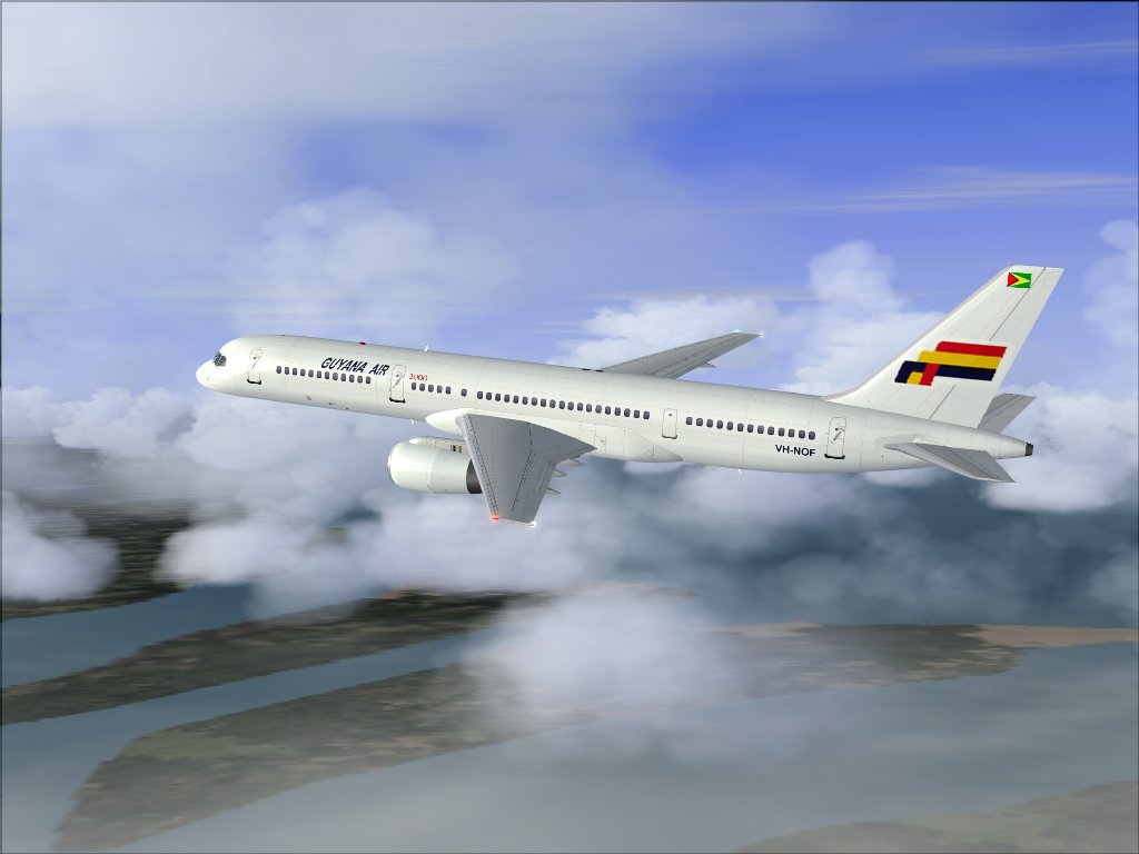 Fs2004 Posky 757 - Guyana Air 2000 Repaint By: Brian Williams Bmaack_At_Yahoo.com