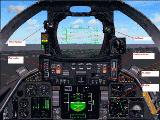Fs2004 F-14D Panel With Integrated Aircraft Carrier Catapult And Arresting Gear Instrument