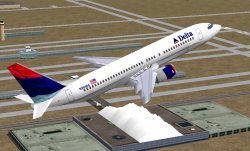 Fs2000 Boeing 737-800 Delta Airlines This Is The Re-Paint Of Sandro Bernardinis Fs2000 Bwi