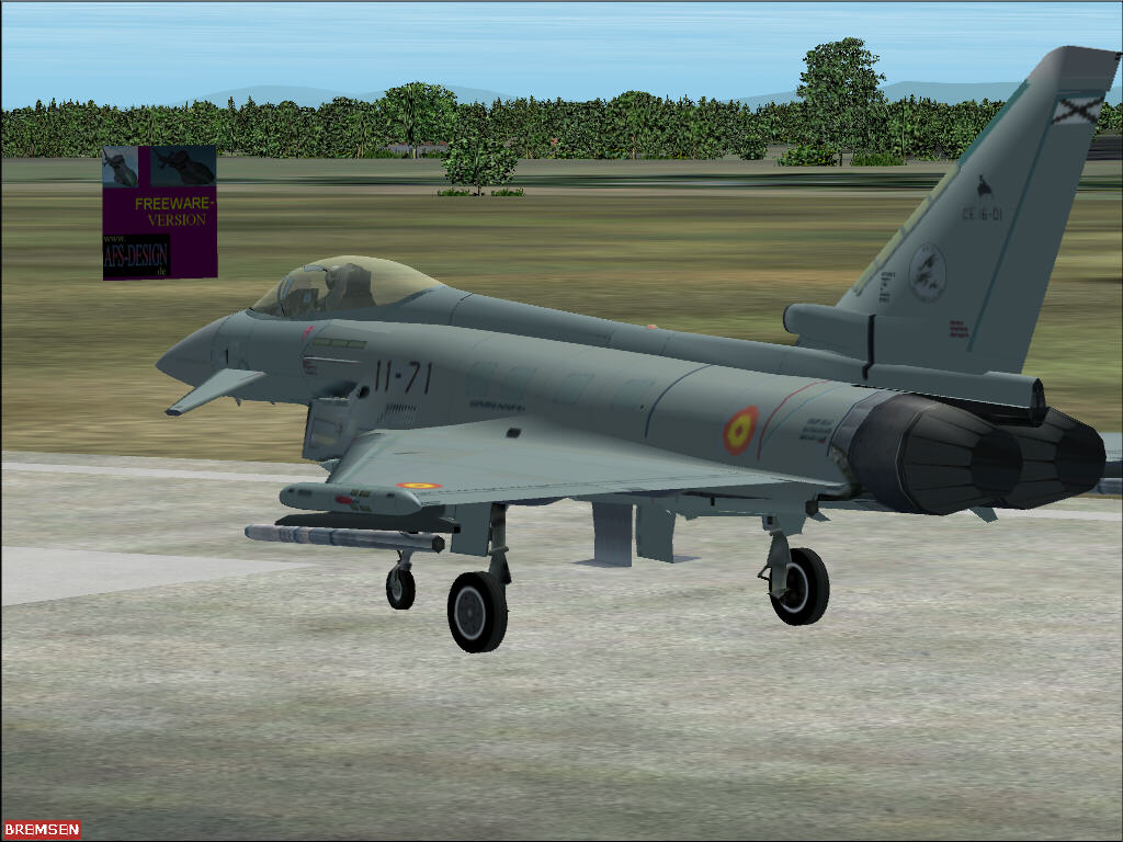 Eurofighter Spany, For Fs2004 And Fs2002