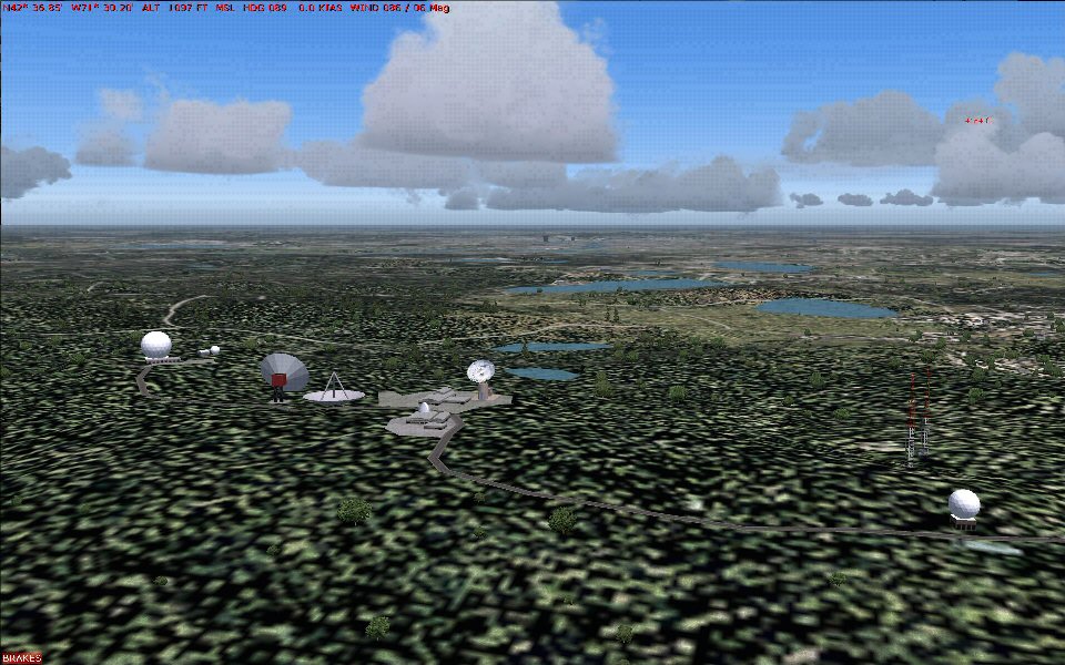 Haystack Observatory Westford, Ma Fs2004 Scenery - By Thomas Perry When Flying Northwest O