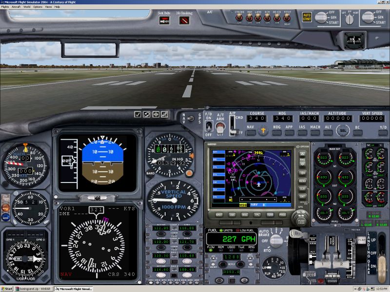 Fs2004 Boeing 737-400 Panel Replacement By Randy Oldfield Nbbruin26_At_Yahoo.com