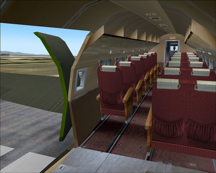 Douglas Xc-47C Amphibian Transport For Flightsim Fs2004/Fs9