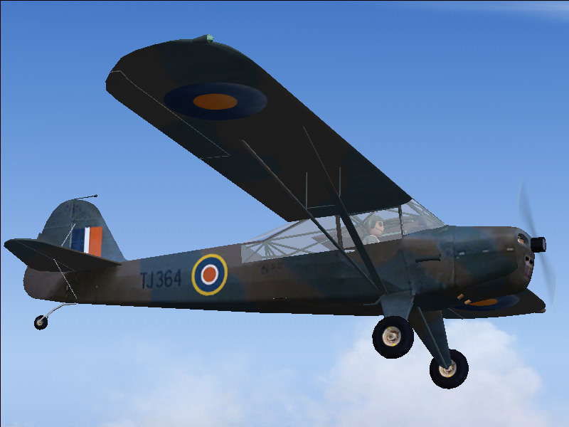 Fs2004 Taylorcraft Auster Mkv The Austers Ability To Get In And Out Of Little, Rough Field