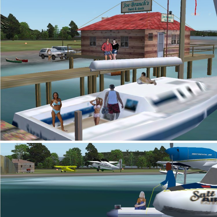 Cffd === Joe Branchs Field & Dock British Columbia, Canada The Scenery Is Entirely Fictiti