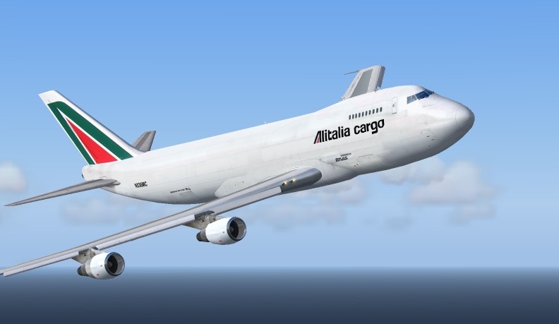 Boeing 747-228F/Scd Alitalia Cargo Fs2004 This Is Repainted Textures Of Alitalia Cargo Boe